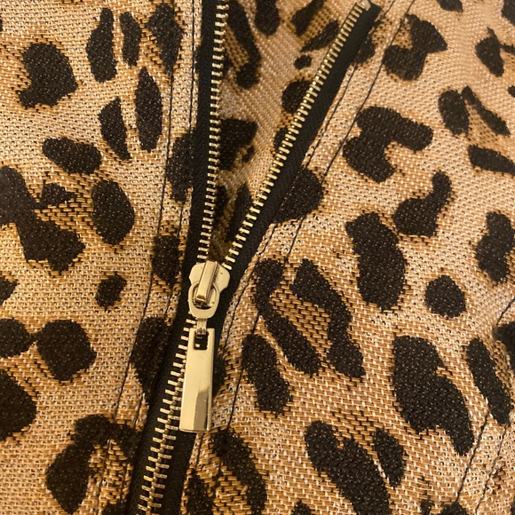 WHBM leopard print jacket size 2 - Picture 3 of 4